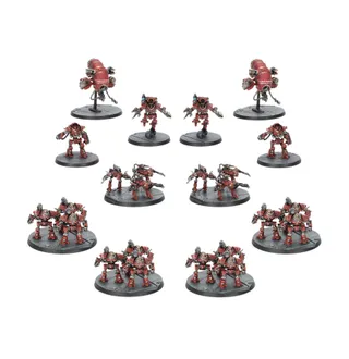 Muestra la gama Mechanicum Taghmata y no Vorax Battle-Automata Maniple en particular — la misma imagen representa a 6 unidades de este ejército.