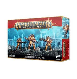 Pokazuje serię Stormcast Eternals, a nie konkretnie Annihilators — to samo zdjęcie reprezentuje 2 jednostki tej armii.