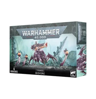 Pokazuje serię Tyranids, a nie konkretnie Pyrovores — to samo zdjęcie reprezentuje 2 jednostki tej armii.