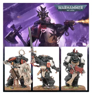 Shows the Black Templars range rather than Suppressor Squad in particular — the same picture stands for 2 units of this army.