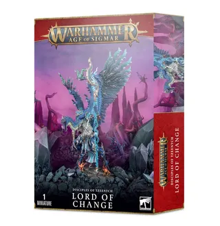 Pokazuje serię Disciples of Tzeentch, a nie konkretnie Lord of Change — to samo zdjęcie reprezentuje 2 jednostki tej armii.