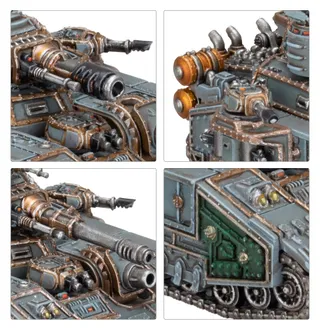 Shows the Solar Auxilia range rather than Cthonian Headhunters Sub-Cohort in particular — the same picture stands for 3 units of this army.