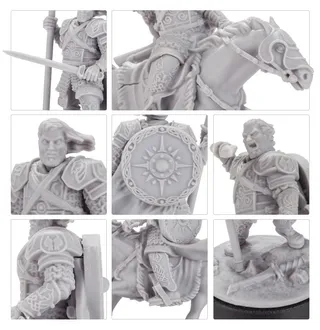 Zeigt die Reihe Rohan und nicht Elfhelm, Captain of Rohan im Besonderen — dasselbe Bild steht für 3 Einheiten dieser Armee.