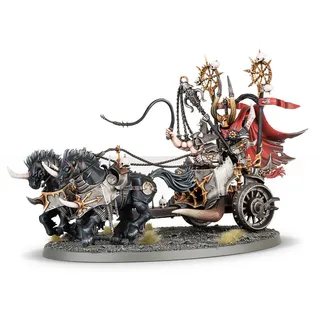 Pokazuje serię Slaves to Darkness, a nie konkretnie Gorebeast Chariot — to samo zdjęcie reprezentuje 2 jednostki tej armii.