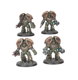 Zeigt die Reihe Dark Angels (I) und nicht Esoterist In Terminator Armour im Besonderen — dasselbe Bild steht für 11 Einheiten dieser Armee.