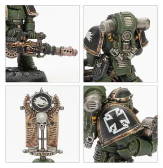 Zeigt die Reihe Sons of Horus (XVI) und nicht Ezekyle Abbadon im Besonderen — dasselbe Bild steht für 3 Einheiten dieser Armee.
