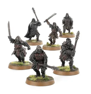 Muestra la gama Mordor y no Mordor Uruk-hai Captain en particular — la misma imagen representa a 3 unidades de este ejército.