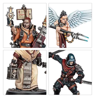 Pokazuje serię Agents of the Imperium, a nie konkretnie Aquila Kill Team — to samo zdjęcie reprezentuje 2 jednostki tej armii.