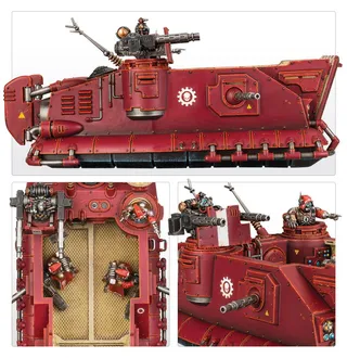 Показує серію Adeptus Mechanicus, а не саме Skorpius Dunerider — те саме зображення представляє 2 підрозділи цієї армії.