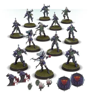 Zeigt die Reihe Dark Elf und nicht Dark Elf Blitzer im Besonderen — dasselbe Bild steht für 3 Einheiten dieser Armee.