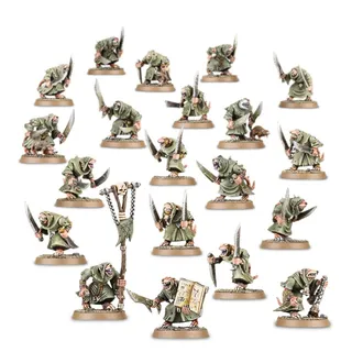 Muestra la gama Skaven - Renegades v2.0 y no Plague Monks en particular — la misma imagen representa a 2 unidades de este ejército.