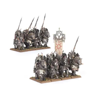 Muestra la gama Warriors of Chaos y no Chaos Knights en particular — la misma imagen representa a 2 unidades de este ejército.