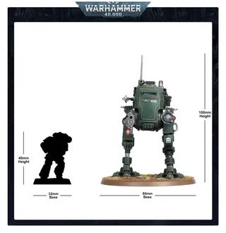 Muestra la gama Astra Militarum y no Armoured Sentinels en particular — la misma imagen representa a 2 unidades de este ejército.