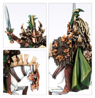 Shows the Wood Elf Realms range rather than Glade Captain in particular — the same picture stands for 2 units of this army.
