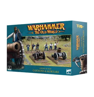 Zeigt die Reihe The Empire of Man - City-State of Nuln und nicht Great Cannon im Besonderen — dasselbe Bild steht für 2 Einheiten dieser Armee.