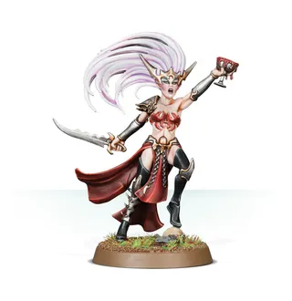Pokazuje serię Daughters of Khaine, a nie konkretnie Avatar of Khaine — to samo zdjęcie reprezentuje 2 jednostki tej armii.