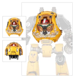 Zeigt die Reihe Imperial Fists (VII) und nicht Castellax Destructor Maniple im Besonderen — dasselbe Bild steht für 3 Einheiten dieser Armee.