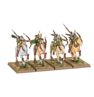 Zeigt die Reihe Wood Elf Realms und nicht Shadowdancers im Besonderen — dasselbe Bild steht für 4 Einheiten dieser Armee.