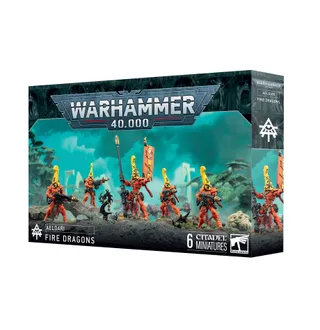 Показує серію Aeldari, а не саме Fire Dragons — те саме зображення представляє 2 підрозділи цієї армії.