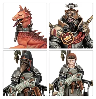 Muestra la gama Cities of Sigmar y no Freeguild Command Corps Auxiliaries en particular — la misma imagen representa a 3 unidades de este ejército.