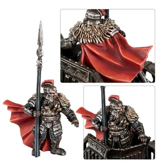 Shows the The Iron Hills range rather than Iron Hills Chariot Captain in particular — the same picture stands for 2 units of this army.