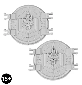 Pokazuje serię Word Bearers (XVII), a nie konkretnie Thunderhawk Transporter — to samo zdjęcie reprezentuje 3 jednostki tej armii.