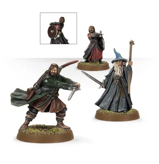 Muestra la gama The Fellowship y no Bill the Pony en particular — la misma imagen representa a 5 unidades de este ejército.