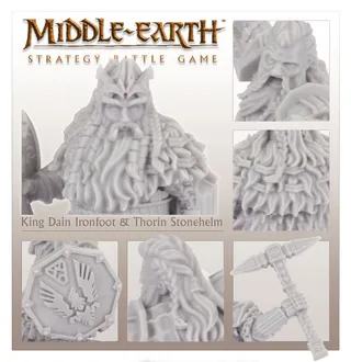 Показує серію Erebor Reclaimed, а не саме Dáin Ironfoot, King Under the Mountain — те саме зображення представляє 2 підрозділи цієї армії.