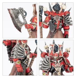 Muestra la gama World Eaters y no Daemonic Charioteer [Crucible] en particular — la misma imagen representa a 6 unidades de este ejército.