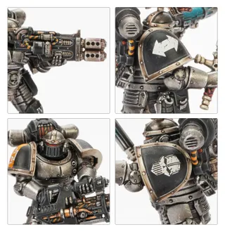 Zeigt die Reihe Sons of Horus (XVI) und nicht Ezekyle Abbadon im Besonderen — dasselbe Bild steht für 3 Einheiten dieser Armee.