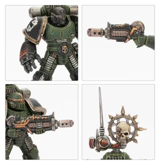 Zeigt die Reihe Sons of Horus (XVI) und nicht Ezekyle Abbadon im Besonderen — dasselbe Bild steht für 3 Einheiten dieser Armee.