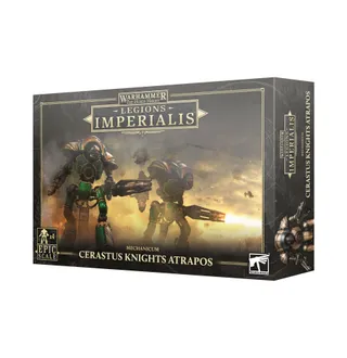 Zeigt die Reihe Dark Mechanicum und nicht Knight Armiger Banner im Besonderen — dasselbe Bild steht für 2 Einheiten dieser Armee.