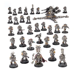 Zeigt die Reihe Sons of Horus (XVI) und nicht Ezekyle Abbadon im Besonderen — dasselbe Bild steht für 3 Einheiten dieser Armee.