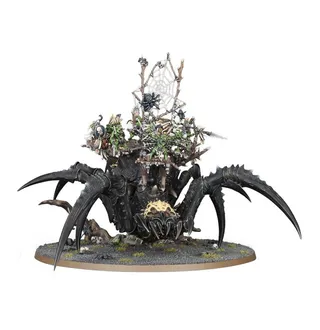 Показує серію Gloomspite Gitz, а не саме Webspinner Shaman — те саме зображення представляє 2 підрозділи цієї армії.