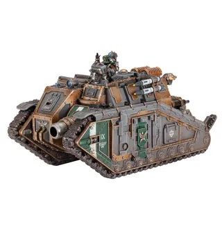 Pokazuje serię Solar Auxilia, a nie konkretnie Praetor Armoured Assault Launcher — to samo zdjęcie reprezentuje 5 jednostek tej armii.