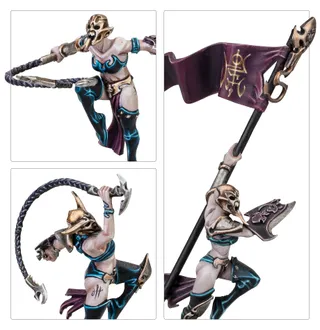 Pokazuje serię Daughters of Khaine, a nie konkretnie Avatar of Khaine — to samo zdjęcie reprezentuje 2 jednostki tej armii.