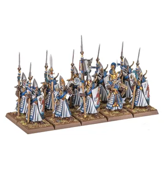 Zeigt die Reihe High Elf Realms - Chracian Warhost und nicht Storm Weavers im Besonderen — dasselbe Bild steht für 5 Einheiten dieser Armee.