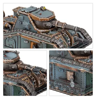 Shows the Solar Auxilia range rather than Malcador Tank Squadron in particular — the same picture stands for 4 units of this army.