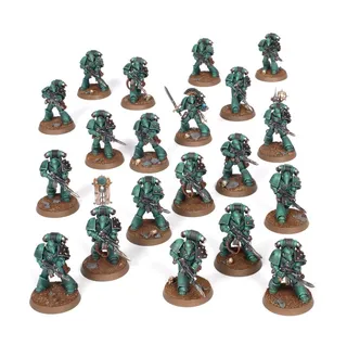 Pokazuje serię Dark Angels (I), a nie konkretnie Tactical Squad — to samo zdjęcie reprezentuje 2 jednostki tej armii.