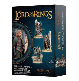 Pokazuje serię Minas Tirith, a nie konkretnie Damrod, Ranger of Ithilien — to samo zdjęcie reprezentuje 4 jednostki tej armii.