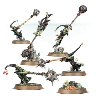 Zeigt die Reihe Gloomspite Gitz und nicht Loonsmasha Fanatics (Scourge of Ghyran) im Besonderen — dasselbe Bild steht für 2 Einheiten dieser Armee.