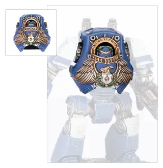 Muestra la gama Ultramarines (XIII) y no Thunderhawk Transporter en particular — la misma imagen representa a 2 unidades de este ejército.