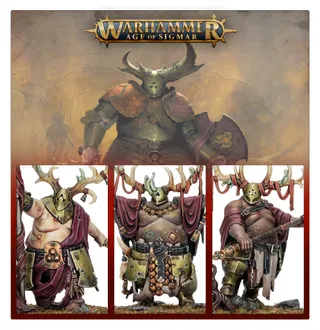 Muestra la gama Maggotkin of Nurgle y no Putrid Blightkings en particular — la misma imagen representa a 2 unidades de este ejército.