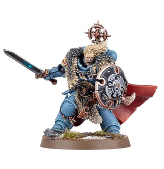 Muestra la gama Space Wolves y no Armiger Warglaive en particular — la misma imagen representa a 7 unidades de este ejército.