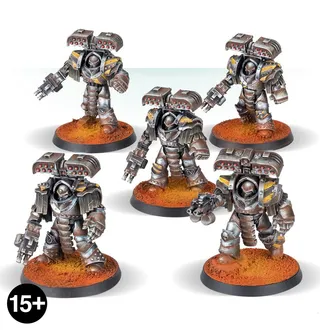 Показує серію Iron Warriors (IV), а не саме Mounted Delegatus — те саме зображення представляє 15 підрозділів цієї армії.