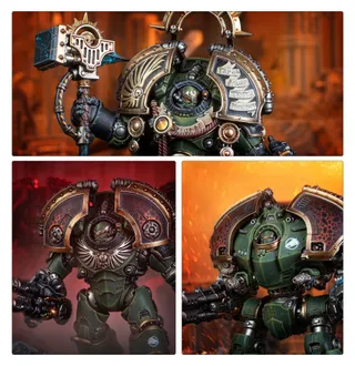 Zeigt die Reihe Sons of Horus (XVI) und nicht Ezekyle Abbadon im Besonderen — dasselbe Bild steht für 3 Einheiten dieser Armee.