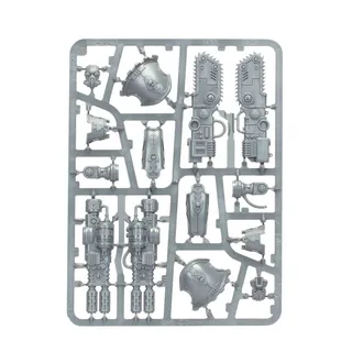 Muestra la gama World Eaters y no War Dog Huntsman en particular — la misma imagen representa a 2 unidades de este ejército.