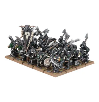 Shows the Orc and Goblin Tribes range rather than Orc Mobs in particular — the same picture stands for 2 units of this army.