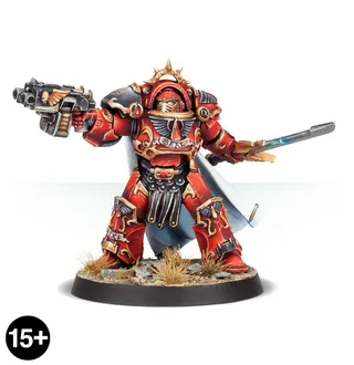 Zeigt die Reihe Blood Angels (IX) und nicht Legion Champion In Terminator Armour im Besonderen — dasselbe Bild steht für 5 Einheiten dieser Armee.