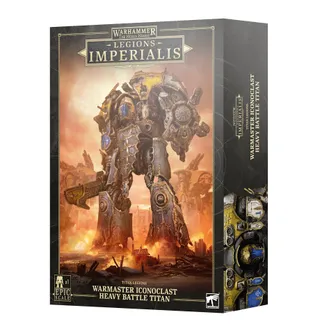 Muestra la gama Mechanicum Taghmata y no Warmaster Iconoclast Titan en particular — la misma imagen representa a 2 unidades de este ejército.